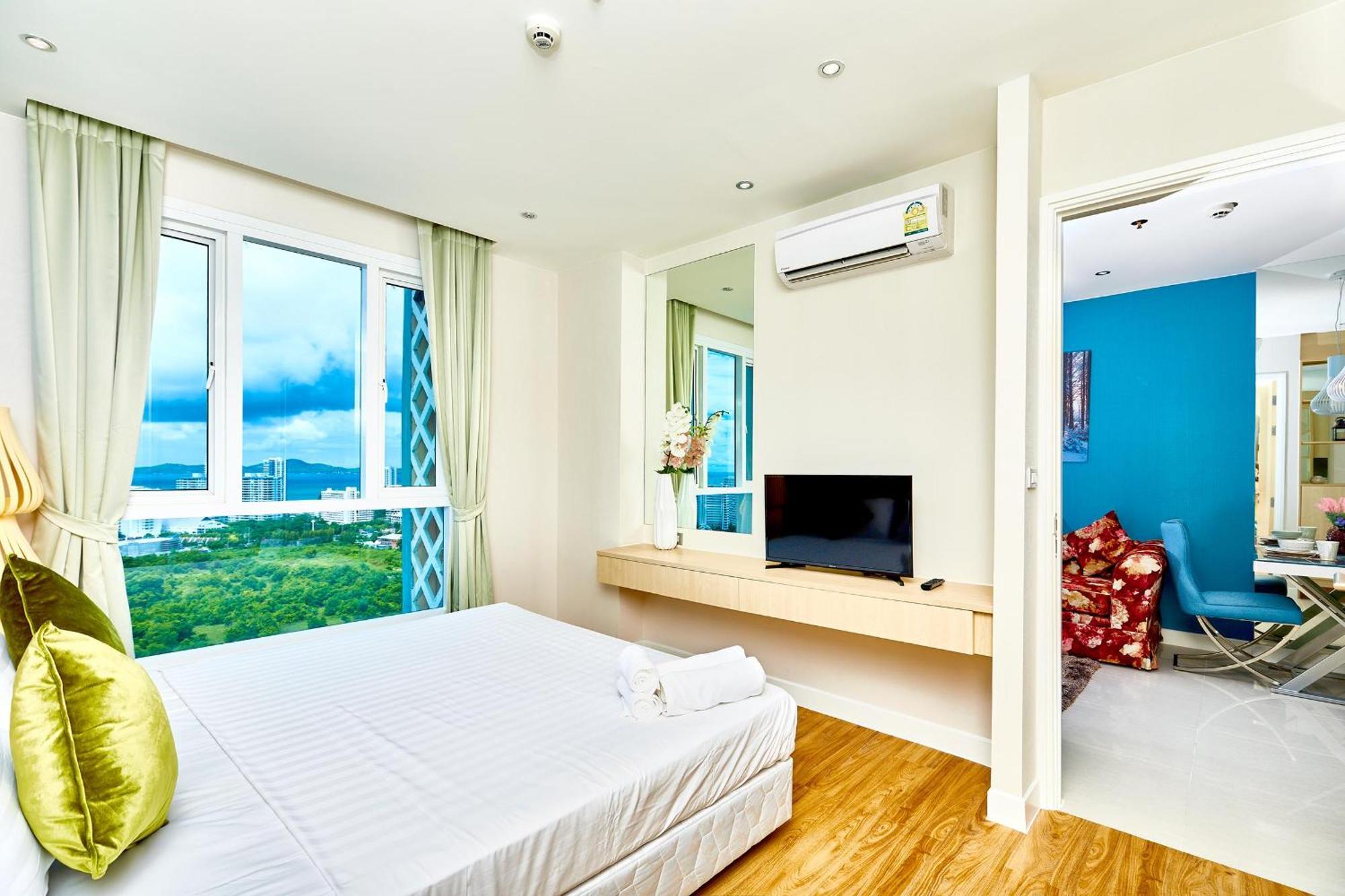 Apartmán Grande Carribean - Seaview - Jomtien -Free Taxi From The Airport Pattaya Exteriér fotografie