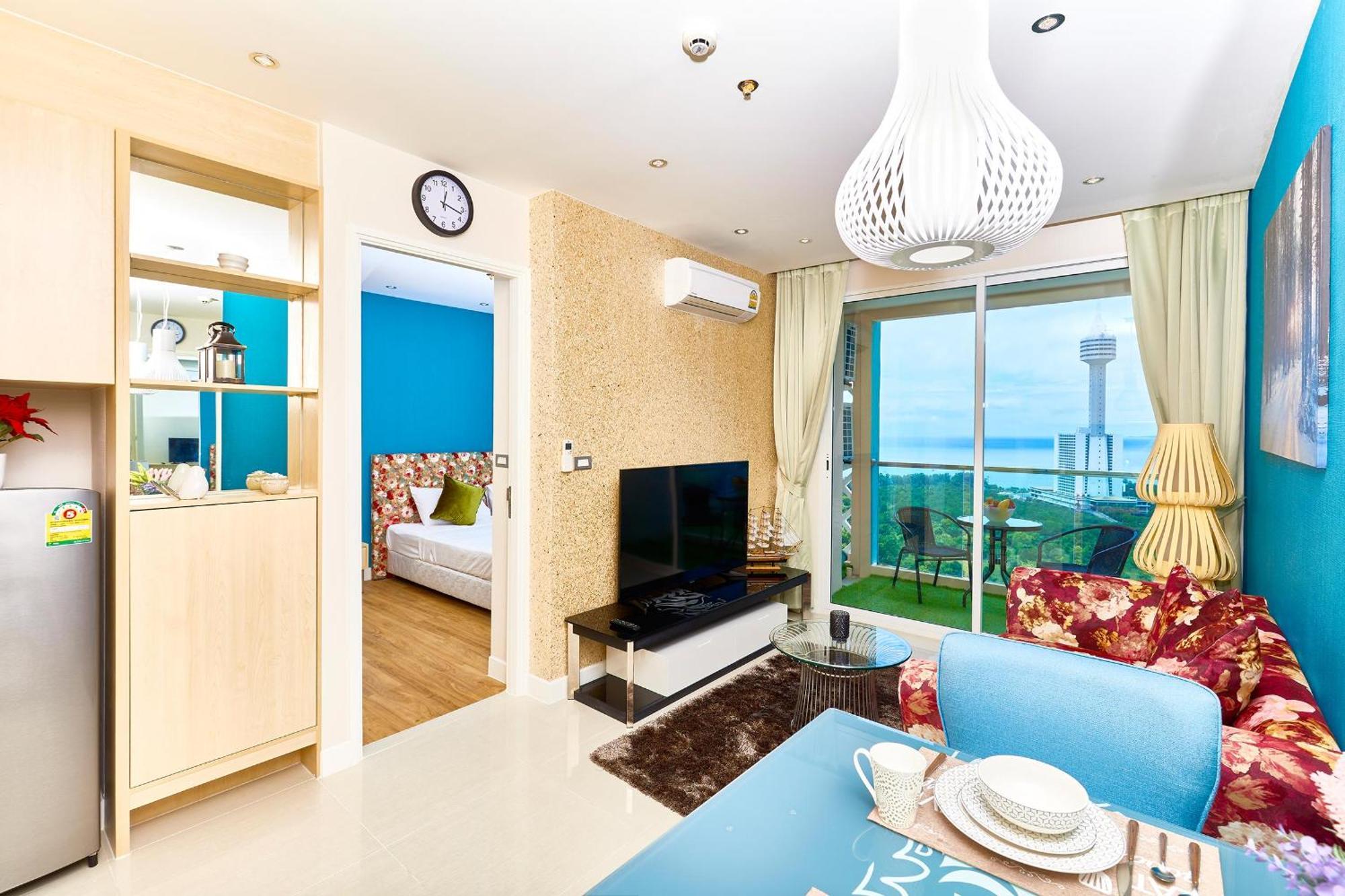 Apartmán Grande Carribean - Seaview - Jomtien -Free Taxi From The Airport Pattaya Exteriér fotografie